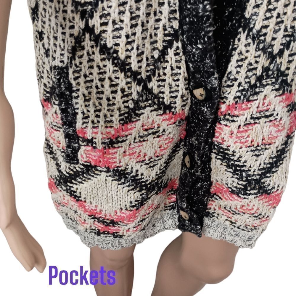 Cabi Cardigan Sweater S Grandpa Oversized Boho Cozy Chenille Farmhouse Rustic. - Picture 10 of 16